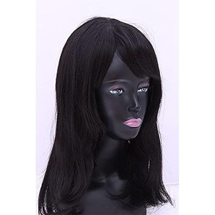 DILLARDS Ladystar Joyce 1B Synthetic Off Black Curly Full-Up Wig - Image 1